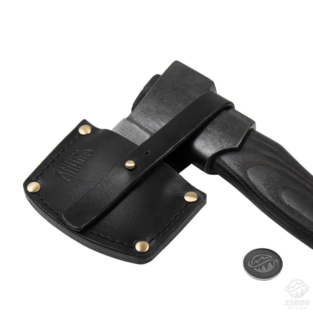 Anika “Fin mini” Axe with leather sheath first gallery image