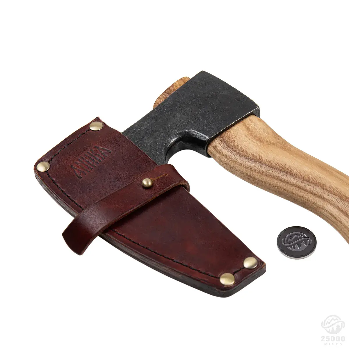 Anika “Hvat” Axe with leather sheath first gallery image