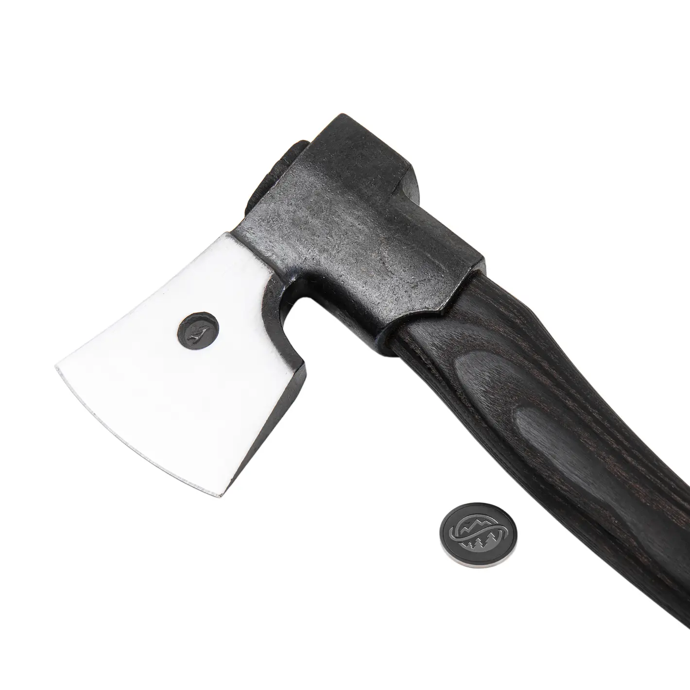 Anika “Fin mini” Axe with leather sheath feature image